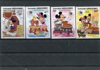 GRENADA GRENADINE 1985 WALT DISNEY YV.626/29
