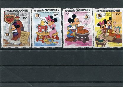 GRENADA GRENADINE 1985 WALT DISNEY YV.626/29