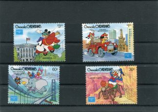 GRENADA GRENADINE 1986 WALT DISNEY YV.659/62