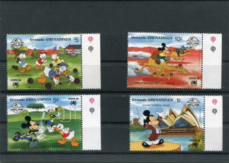 GRENADA GRENADINE 1988 WALT DISNEY YV.882/85