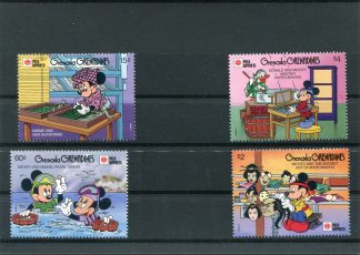 GRENADA GRENADINE 1990 WALT DISNEY YV.1180/83