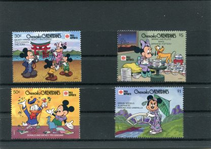 GRENADA GRENADINE 1991 WALT DISNEY YV.1224/27