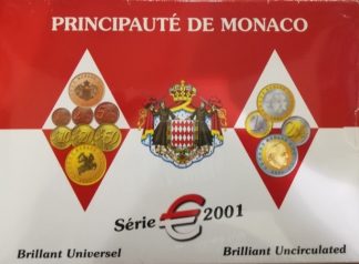 2001 - Divisionale Monaco Prima emissione in euro