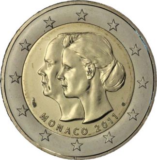 2011 Monaco 2 euro NOZZE da rotolino