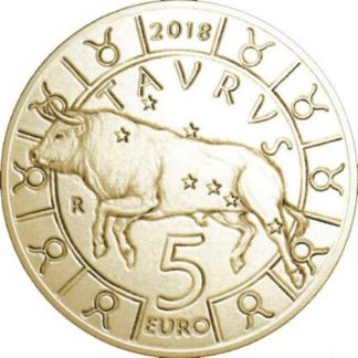 2018 - 5 Euro serie “Zodiaco” «Toro»