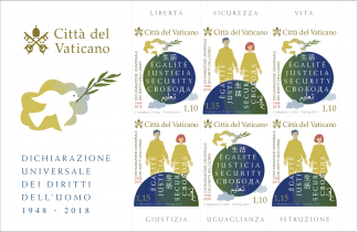 2018 - 70° Dichiarazione dei diritti universali dell' uomo Minifoglio