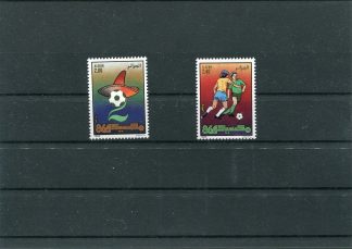 ALGERIA 1986 CALCIO E CAMPIONATI MONDIALI YV.869/70