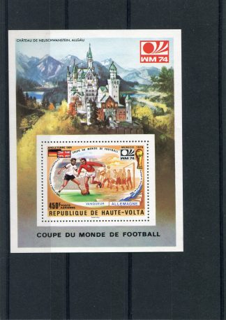 ALTO VOLTA 1974 CALCIO E CAMPIONATI MONDIALI YV.BF5Y