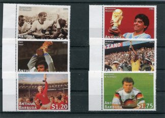 ANTIGUA 1997 CALCIO E CAMPIONATI MONDIALI YV.2226/31
