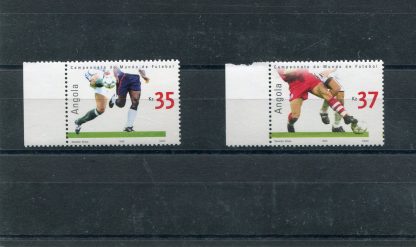 ANGOLA 2002 CALCIO E CAMPIONATI MONDIALI YV.1521/22