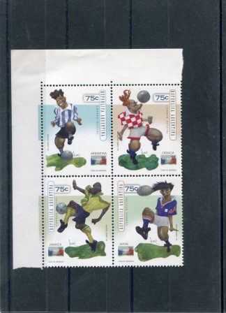 ARGENTINA 1998 CALCIO E CAMPIONATI MONDIALI YV.2029/32