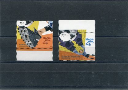 ARGENTINA 2001 CALCIO E CAMPIONATI MONDIALI YV.2243/44