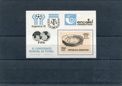 ARGENTINA 1978 CALCIO E CAMPIONATI MONDIALI YV.BF18