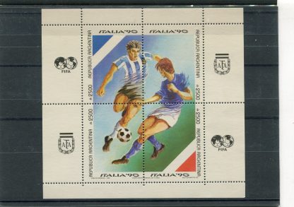 ARGENTINA 1990 CALCIO E CAMPIONATI MONDIALI YV.BF42
