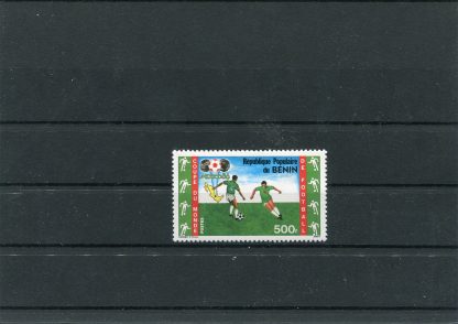 BENIN 1986 CALCIO E CAMPIONATI DEL MONDO YV.638