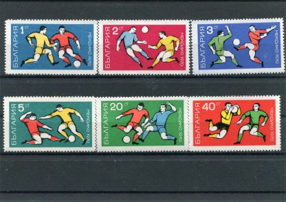 BULGARIA 1970 CALCIO E CAMPIONATI MONDIALI YV.1761/66