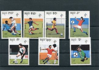 CAMBOGIA 1990 CALCIO E CAMPIONATI MONDIALI YV.893/99