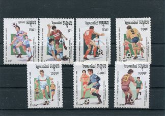 CAMBOGIA 1991 CALCIO E CAMPIONATI MONDIALI YV.988/94