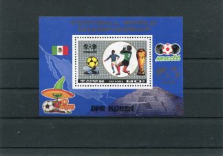 COREA DEL NORD 1987 CALCIO E CAMPIONATI MONDIALI YV.BF37