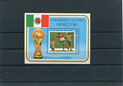 CUBA 1985 CALCIO E CAMPIONATI MONDIALI YV.BF87