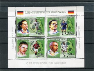 CONGO BELGA 2006 CALCIO E CAMPIONATI MONDIALI YV.1675/78