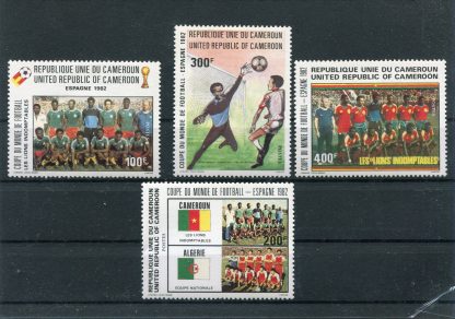 CAMERUN 1982 CALCIO E CAMPIONATI MONDIALI YV.693/96