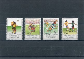 COSTA D'AVORIO 1993 CALCIO E CAMPIONATI MONDIALI YV.913/16