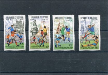 COSTA D'AVORIO 1989 CALCIO E CAMPIONATI MONDIALI YV.A121/24