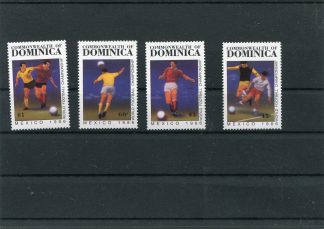 DOMINICA 1986 CALCIO E CAMPIONATI MONDIALI YV.890/93
