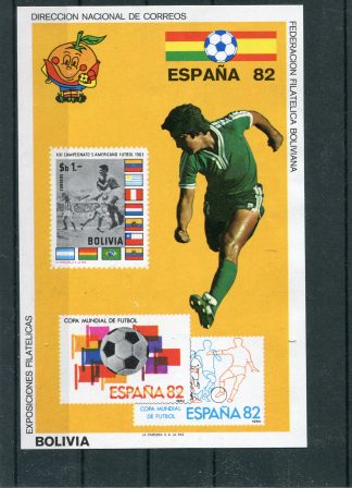 BOLIVIA 1981 CALCIO  E CAMPIONATI MONDIALI MI.BF118