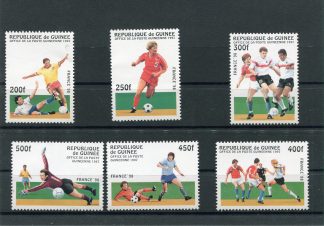 GUINEA 1997 CALCIO E CAMPIONATI MONDIALI  YV.1105/10