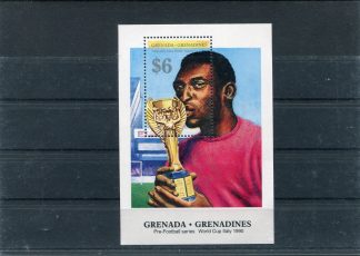 GRENADA GRENADINE 1989 CALCIO E CAMPIONATI MONDIALI  YV.BF168