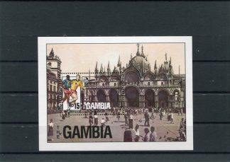 GAMBIA 1989 CALCIO  E CAMPIONATI MONDIALI YV.BF71