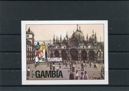GAMBIA 1989 CALCIO  E CAMPIONATI MONDIALI YV.BF71