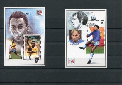 GAMBIA 1994 CALCIO  E CAMPIONATI MONDIALI YV.BF229/30