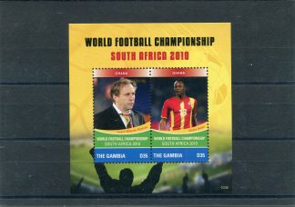 GAMBIA 2010 CALCIO  E CAMPIONATI MONDIALI YV.BF741D
