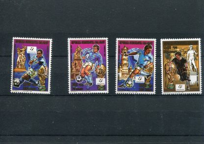 MADAGASCAR 1989 CALCIO E CAMPIONATI MONDIALI  YV.934/37
