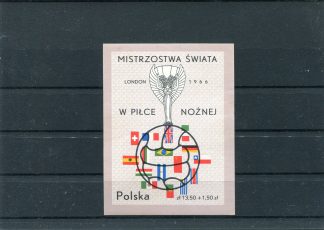 POLONIA 1966 CALCIO E CAMPIONATI MONDIALI YV.BF44