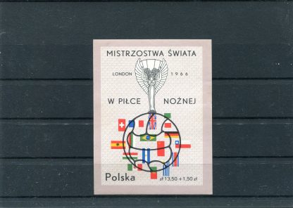 POLONIA 1966 CALCIO E CAMPIONATI MONDIALI YV.BF44