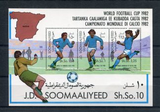 SOMALIA 1982 CALCIO E CAMPIONATI MONDIALI YV.BF11