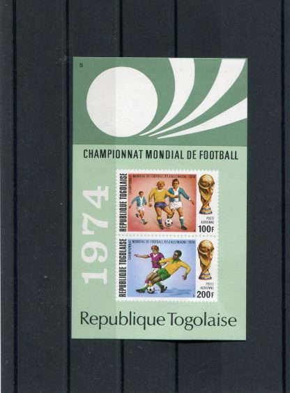 TOGO 1974 CALCIO E CAMPIONATI MONDIALI YV.BF74