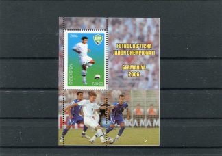 UZBEKISTAN 2006 CALCIO E  CAMPIONATI MONDIALI UNIF.BF51
