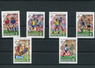 UNGHERIA 1990 CALCIO E CAMPIONATI MONDIALI YV.3273/78