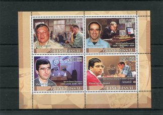 GUINEA BISSAU 2008 SCACCHI YV.2522/25