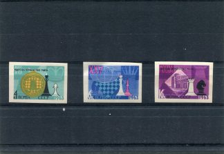 RUSSIA 1963 SCACCHI UNIF.2669/71 ND