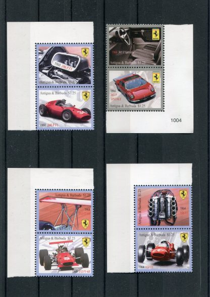 ANTIGUA 2010 AUTOMOBILISMO E AUTO YV.4029/36
