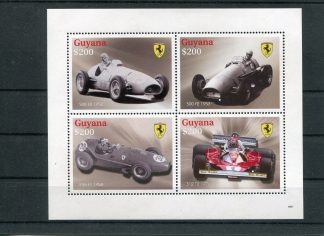 GUYANA 2009 AUTOMOBILISMO E AUTO YV.5971/74