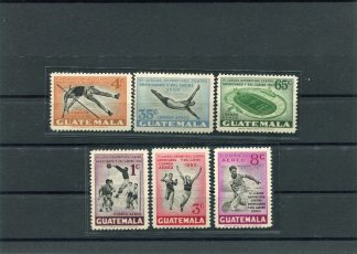 GUATEMALA 1950 GIOCHI CENTROAMERICANI E DEI CARAIBI  YV.A173/78