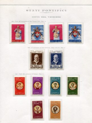 VATICANO 1958/1978 - COLLEZIONE PONTIFICATO GIOVANNI XXIII E PAOLO VI