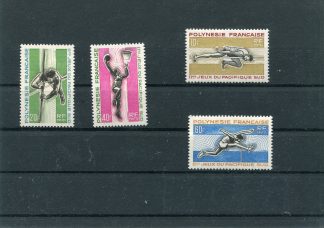 POLINESIA 1966 GIOCHI SUD PACIFICO YV.42/45